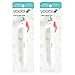 Yoobi White Unicorn Ballpoint 2-Pack Pens | Set of 2 | Fun, Trendy Writing for School, Desk, Work | Black Ink | 0.8mm Medium Tip (YOOB3192249)