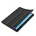 xindayi Huawei MediaPad T5 10 Case - Ultra Slim Tri-Fold Leather Smart-Shell Stand Cover for Huawei MediaPad T5 10.0 Inch (Black)
