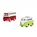 Kidcia 4 Pcs Cute Diecast Cars Set Pull Back Race Cars Vehicle Toys for Kids