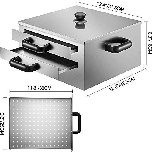 VEVOR Rice Noodles Steamer, 2Layer Rice Noodle Rolls Maker, FoodGrade