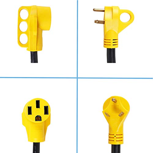 Epicord RV Cord RV Y Adapter Cord 50 Amp Male Plug(14-50P) to 2 Female Connector (ERP-RV-302M50F) - Thumbnail 6