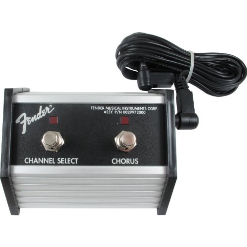 Fender 2-Button Footswitch: Channel/Chorus On/off with 1/4-Inch Jack