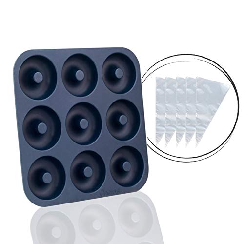 Chefast Silicone Donut Pan Kit Large NonStick Doughnut Baking Molds