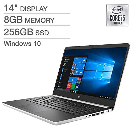 HP_Latest 14″ IPS FHD Laptop Computer PC with Intel Core i5-1035G1 Processor, 8GB RAM, 256GB SSD, HDMI, SD Card Reader, Bluetooth 4.2, Windows 10