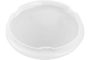 Beavorty Acrylic Ceiling Fan Light Cover Replacement 7-1/2 Inch White Mushroom Dome Lamp Shade for Home