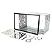 PUMPKIN Universal Double Din Mounting Metal Installation Kit Fitting Cage for 2 DIN in Dash Car Stereo Radio