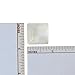 Clear Rubber Feet Adhesive Rubber Bumper - 35 Pack - Nonslip Transparent Cutting Board Feet - Tall Square Self Stick Bumpers for Electronics - Clear Bumper Pads