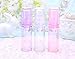 erioctry 5ML Airless Pump Bottle-Empty Refillable Airless Vacuum Pump Cream Lotion Bottle Travel Bottles Toiletries Liquid Container for Cosmetic Make-up Pack of 6 (Pink)