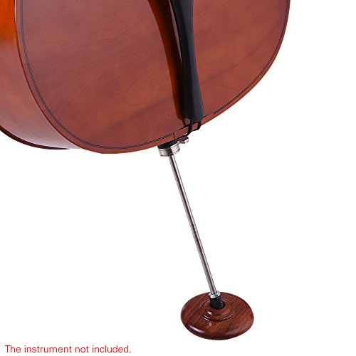 ammoon Cello Endpin Rest Stop Holder Anchor Protector Non-slip Pad Rosewood
