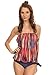 Dippin' Daisy's Multi Missoni Bandeau Blouson Tie Tankini Size 16