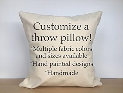 Custom Pillow Custom Pillow Cover Custom Throw Pillow