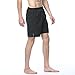 SEEU Gym Shorts for Men Black L