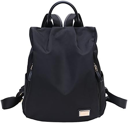 Laifu Women Backpack Purse Waterproof Nylon Anti-theft Rucksack Lightweight School Shoulder Bag