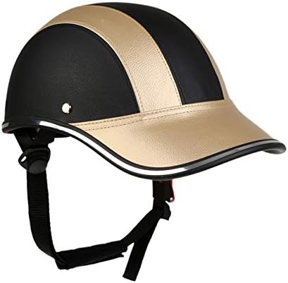gold bicycle helmet