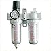Air Regulator Filter Water Trap Oiler Lubricator 3 N 1 Gauge Compressor Pressure