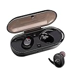 Wireless Earbuds Bluetooth, True Wireless Headphone with Charging Case Noise Cancelling V4.2 Mini Dual Stereo Headset in-ear Earphones for Calling, Answering and Cutting phone