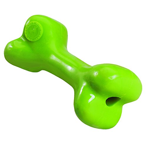 Planet Dog Orbee Tuff Bone for Small Dogs Puppies, Durable, 100% Made in the USA, Extra Small 3.25-Inch, Green