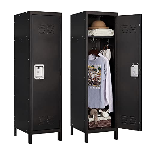 SISESOL Metal Locker Storage 55" Lockers Locking