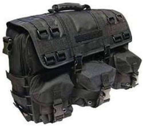 Black MOLLE Tactical Military Laptop Computer Field Briefcase Shoulder Bag Case