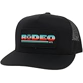 HOOEY Rodeo Adjustable Snapback Hat – High Profile 5-Panel Breathable Mesh Baseball Cap, Trucker Hat for Men and Women