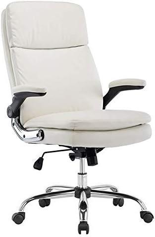 ハイバックレザーエグゼクティブオフィスチェア 腕を持つコンピュータチェア 人間工学に基づいて設計
