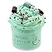EASYCITY Christmas Stocking Stuffers Mint Slime Scented, Fairy Putty Fluffy Slime, Fluffy Floam Slime Stress Relief Toy Scented Sludge Toy for Kids(200ML) 8oz