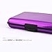 MaxGear RFID Credit Card Holder for Women Credit Card Wallet Protector Metal Credit Card Case Holder Purple