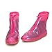 Sukragraha Women Lady Waterproof Shoes Cover Reusable Water Slip Resist Zipper Rain Shoes Guard Overshoe