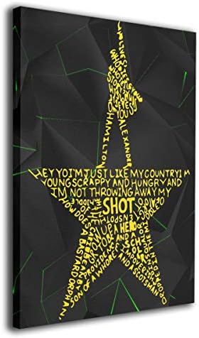 Gloria Fullwiler Hamilton The Musical Canvas Wall Art Framed and Stretched Giclee Print Gallery Wrap Home Decor Ready to Hang - 16x20 Inches