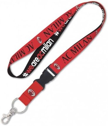 Amazon Com Serie A Ac Milan Lanyard Italian League Sports