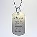 Serenity is Forever NA Narcotics Anonymous 3rd Step Prayer Dog Tag Necklace