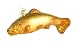 Old World Christmas Brown Trout Glass Ornament