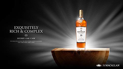 Macallan Sherry Oak 18 Years Old Whisky mit Geschenkverpackung (1 x 0.7 l) – Bild 3