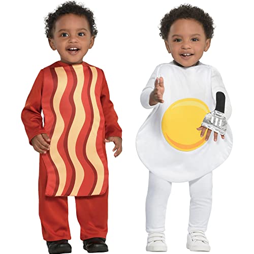 Bacon and Egg Baby Costume Set | One Size Fit For 6