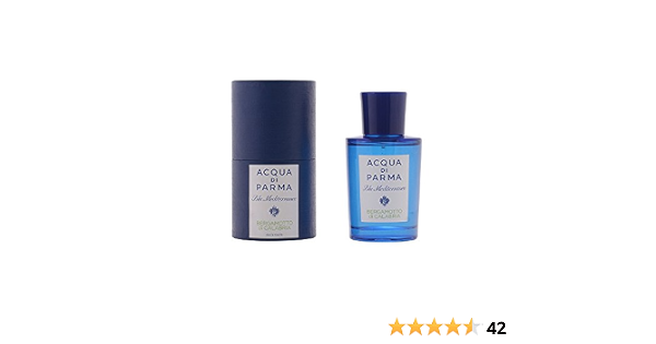 Acqua Di Parma Blue Mediterraneo Bergamotto Di Calabria Eau de Toilette  Spray, 2.5 Ounce : Eau De Toilettes : Beauty \u0026 Personal Care - Amazon.com