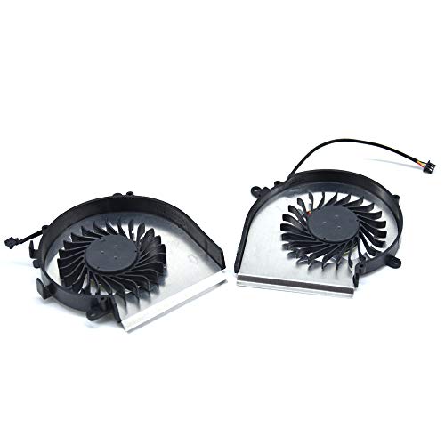 BAY Direct Replacement Laptop CPU + GPU Cooling Fan 3-Wire for MSI GE62 GE72 PE60 PE70 GL62 GL72 Compatible Part Number: PAAD06015SL