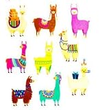 Cute Llama Scrapbook Stickers - 2 Sheets
