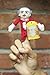 Wolfgang Amadeus Mozart Finger Puppet and Refrigerator Magnet