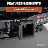 CURT 13591 Class 3 Trailer Hitch, 2-Inch Receiver for Select Chevy Equinox, GMC Terrain, Pontiac Torrent, Saturn Vue