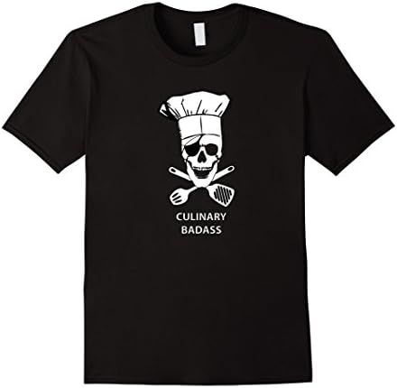 Men's Culinary Badass T-Shirt (A Great Gift for Chefs) Medium Black