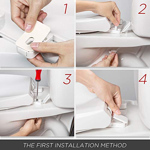 Elongated Toilet Seats, Slow Close Hinge with Lid, Open Front, Made of