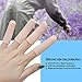 Sumifun Finger Covers, 10 Packs of Finger Sleeves Protector for Nails, Fingertips, Scald, Finger Pain Relief, Finger Tubes for Crafting, Basketball, Volleyball, Gardening - Light Pink