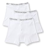 Polo Ralph Lauren Classic Button Fly Boxer Brief 3-Pack, L, White
