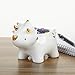 Kate Aspen Dinosaur Ceramic Planter, One Size, White