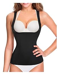 Gotoly chaleco de compresión para dama, reductor de cintura, control de abdomen, moldeador de cuerpo invisible