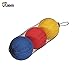 JBM Racquetball Squash 5.5cm / 2.17” Rubber 1 Red 1 Blue 1 Orange Balls in a Net 65-70% Rebound Rate Highly Visible for Racquetball Game Practice Training
