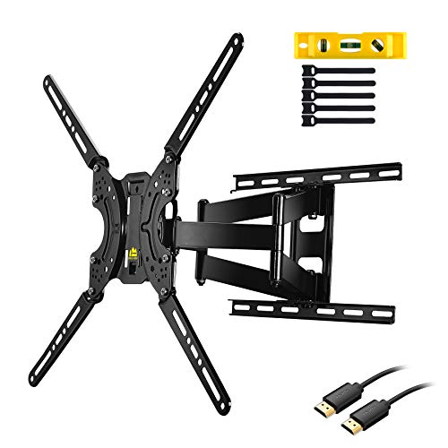 MOUNT Long Extension TV Mount,Dual Articulating Arm Full Motion TV Wall Mount Bracket