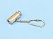 Hampton Nautical  Solid Brass Telescope Key Chain, 6