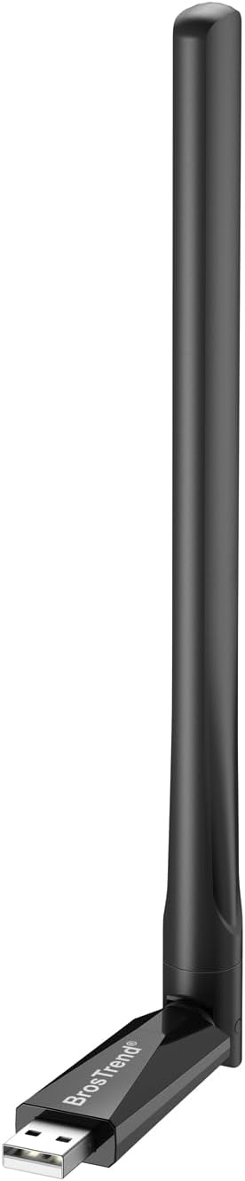 BrosTrend AC650 Linux Dual Band USB WiFi Adapter 433Mbps 5GHz 2.4GHz