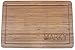 Marky Products All Natural Bamboo Wood Cutting Board With Drip Groove And Plastic Scraper - Professional Lightweight Premium Extra Large Durable Chopping Block Best For Your Kitchen